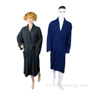 Súper suave Hotel Bamboo Fabric Batrobe Men